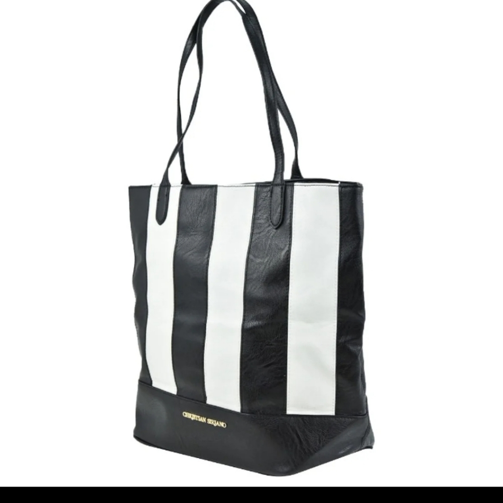 Cristian Seriano Striped bag